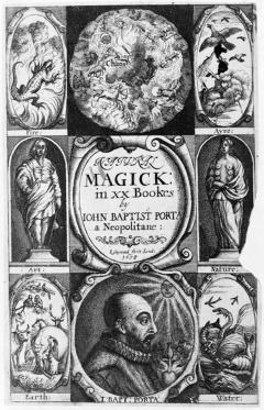Anglické vydání knihy Magia Naturalis (1658) Zdroj: Wikipedia.org