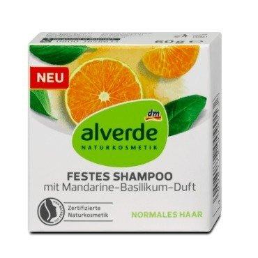 Alverde Tuhý šampon na vlasy mandarinka s bazalkou